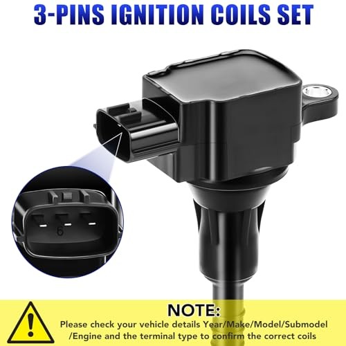 Set of 4 Ignition Coil Pack and Spark Plugs Fits for Nissan Sentra 1.8 L4 2002