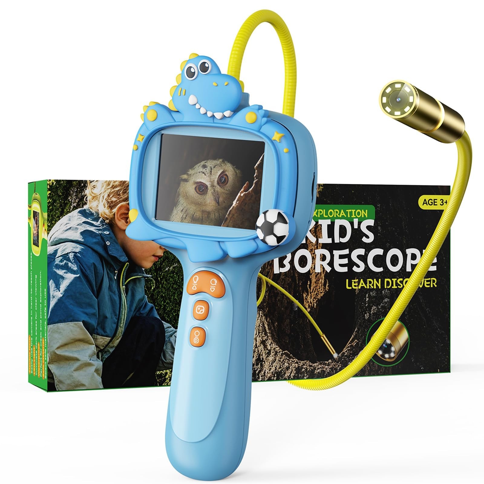 STEM Borescope Camera Toy with Light for Kids – Educational Science Gift for Age