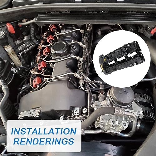 JDMSPEED New Engine Valve Cover 11127565284 Replacement for BMW 135I 335I 535I