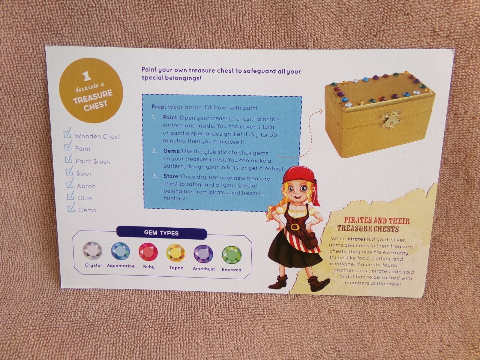 “Surprise Ride” Subscription Box “Pirates” Complete/New With Original Box