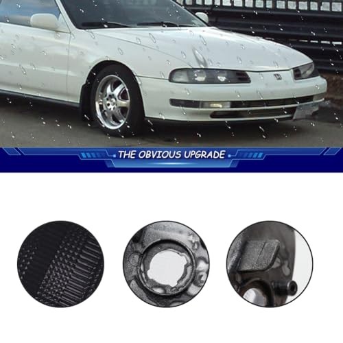 For 1992 1993 1994 1995 1996 Prelude Front Bumper Outer Turn Smoked housings