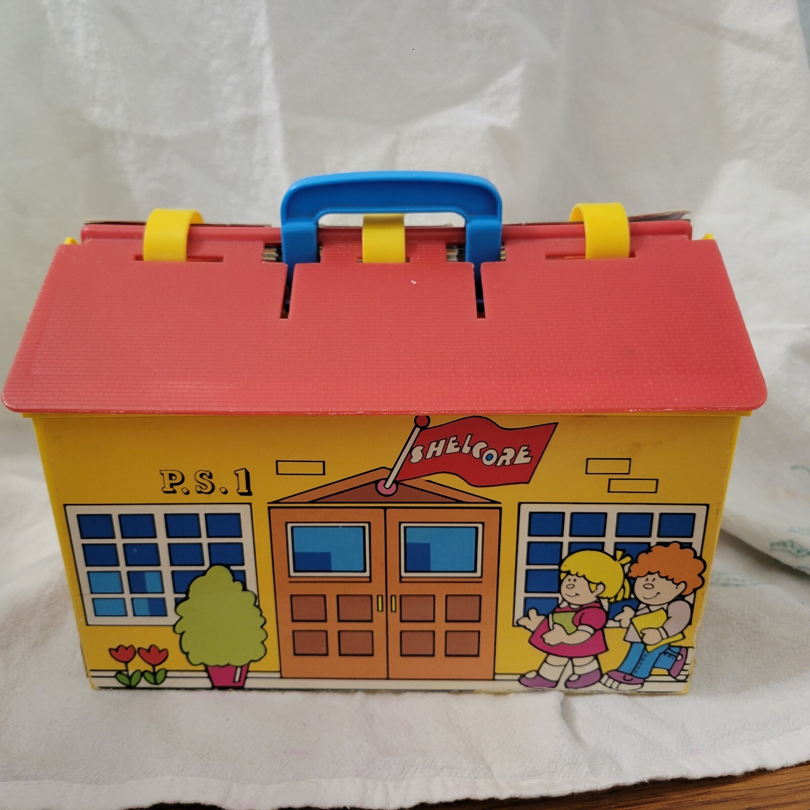 1984 Shelcore Inc Match’ N Spell School Reading Blocks Set
