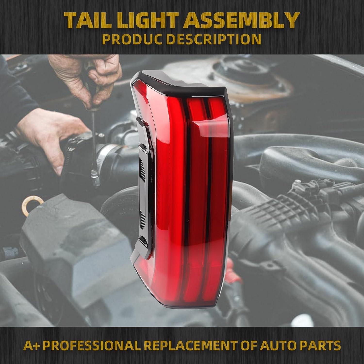 22-25 Toyota Tundra LED Tail Light Left Driver 3-Pin Non-Sequential 81560-0C130