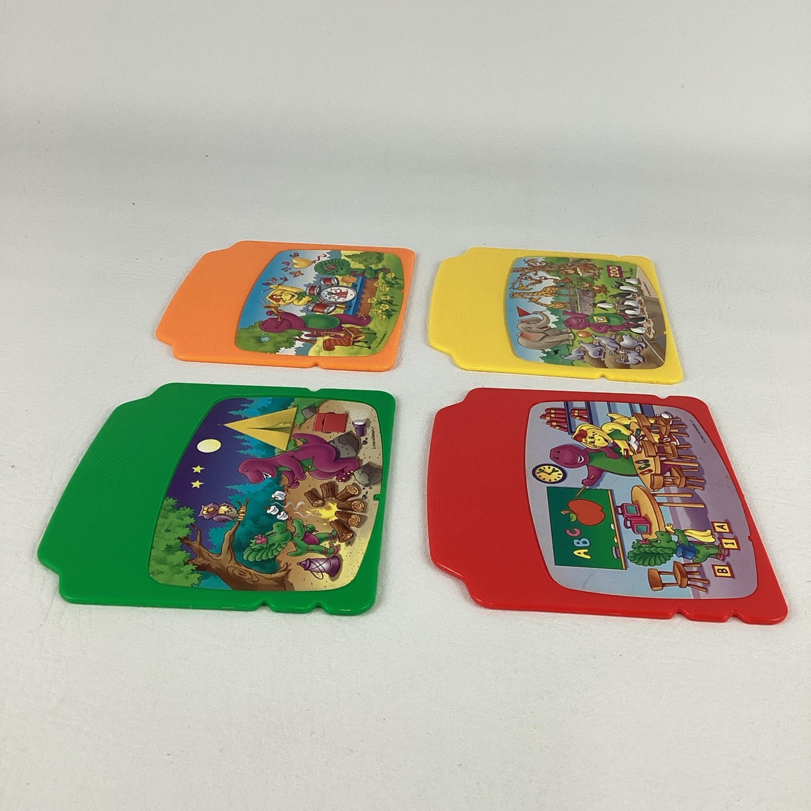 Barney Dinosaur Learning Fun Laptop Replacement Cartridges Vintage 2002 Mattel