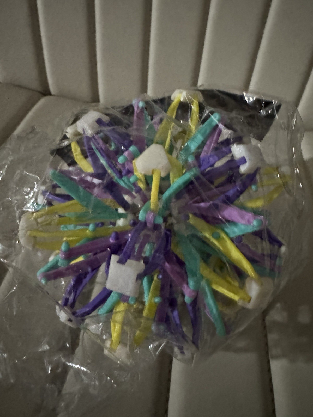 Funny Sphere Transforming Globe Toy NIP Magically Unfolds, Rainbow Colored