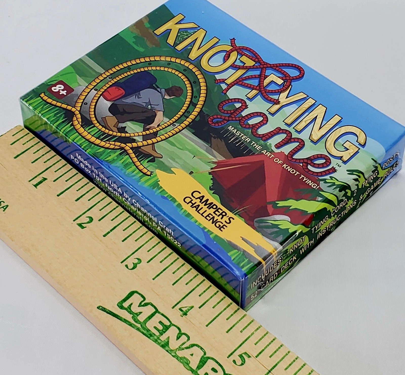 Knot Tying Game Camper’s Challenge Age 8+ Learn 44 Knots ▪︎ New Sealed