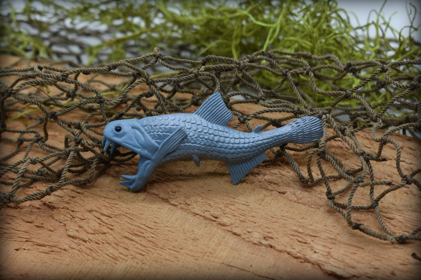 Realistic Viperfish Replica Toy Plastic Deep Sea Fish Model 3 3/8″ F3680 B10