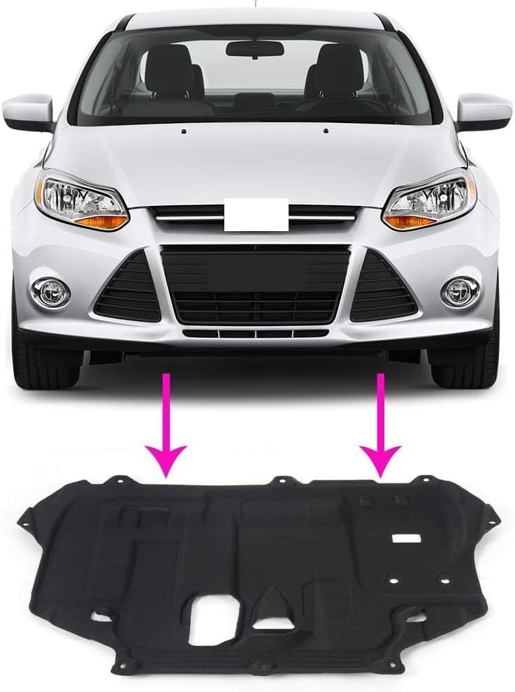 PIT66 Engine Splash Shield, Compatible with Ford C-Max 13-18/Fit Ford Focus