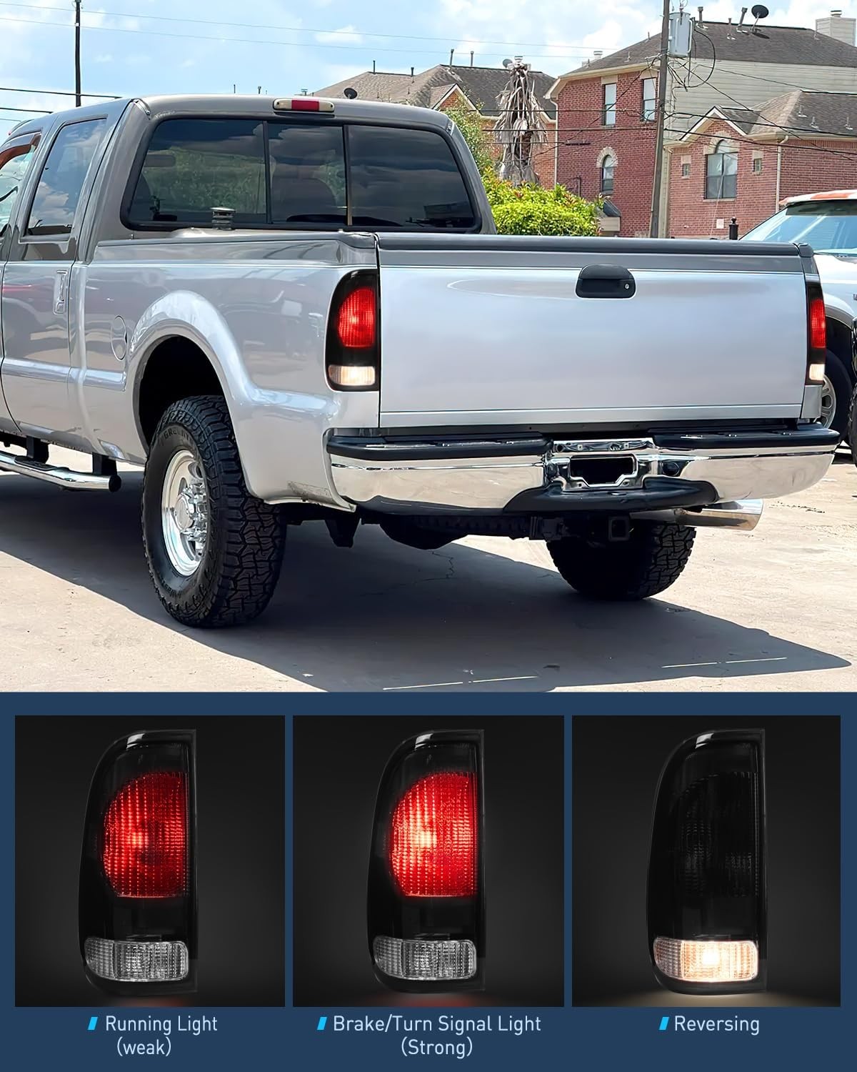 Ford F150 Smoked Tail Light Assembly 1997 2007 OE