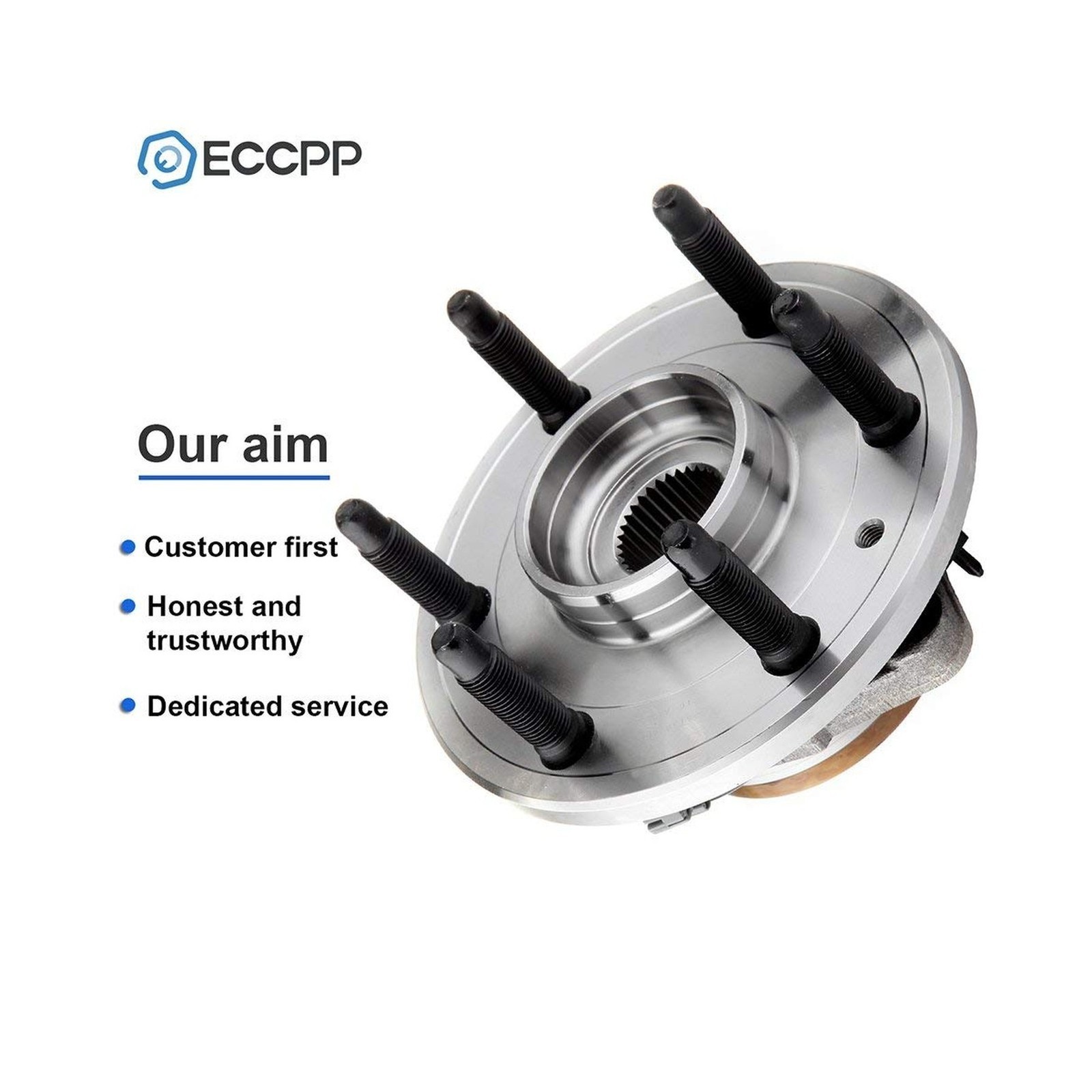 ECCPP Front Wheel Bearing Hub Assembly for 2007-2012 Cadillac Escalade, Chevy…