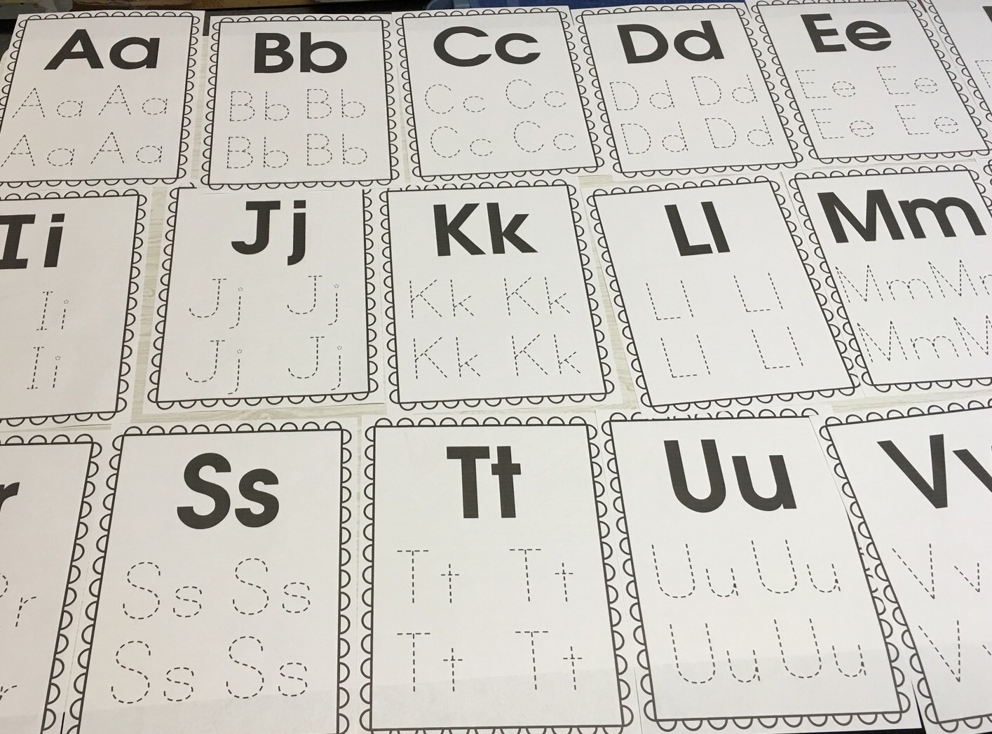 Early Writers Alphabet & Numbers – 52 Black Line Masters Sheets- Preschoolers