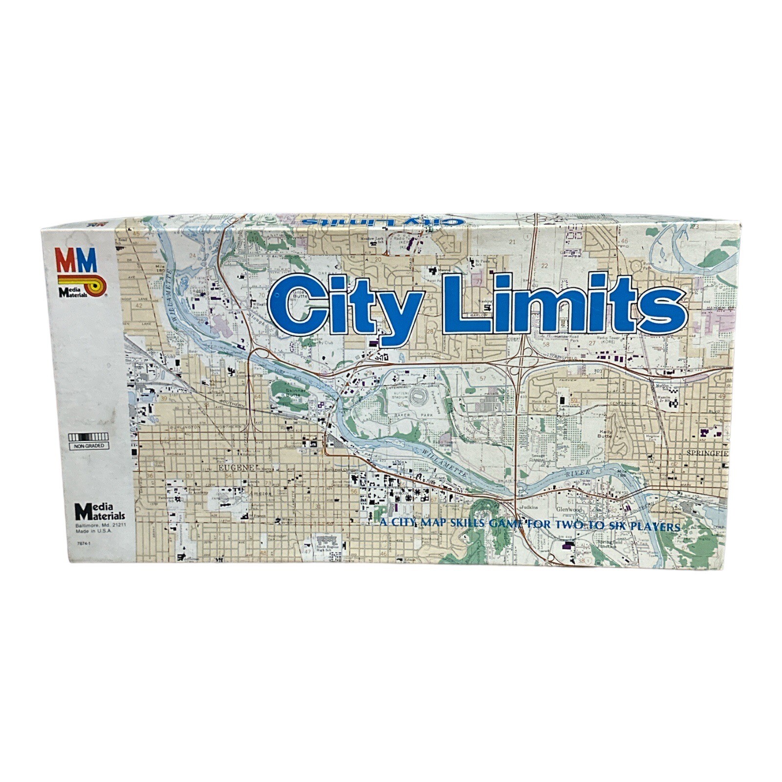 City Limits Educational Board Game 1985 Media Materials Complete Unused Unplayed