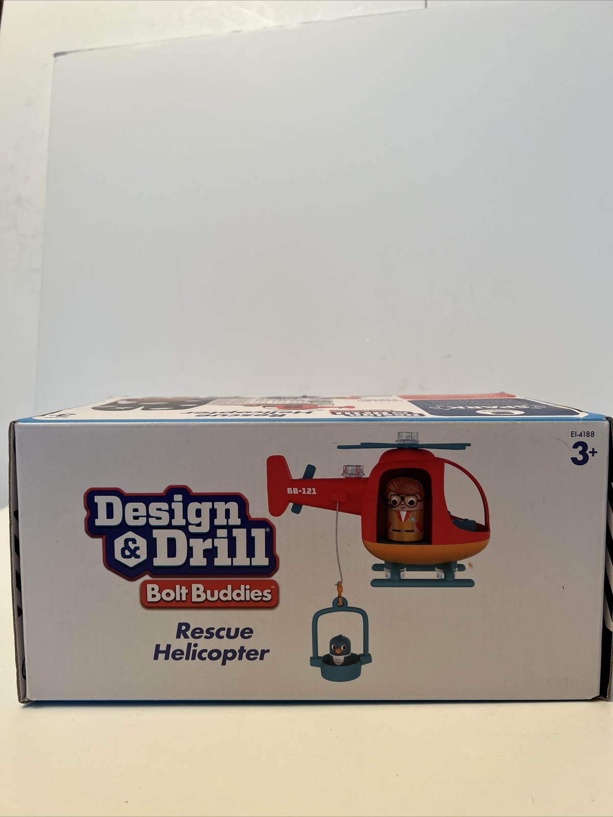 Design & Drill Bolt Buddies Rescue Hellicopter Educational Insight NEW