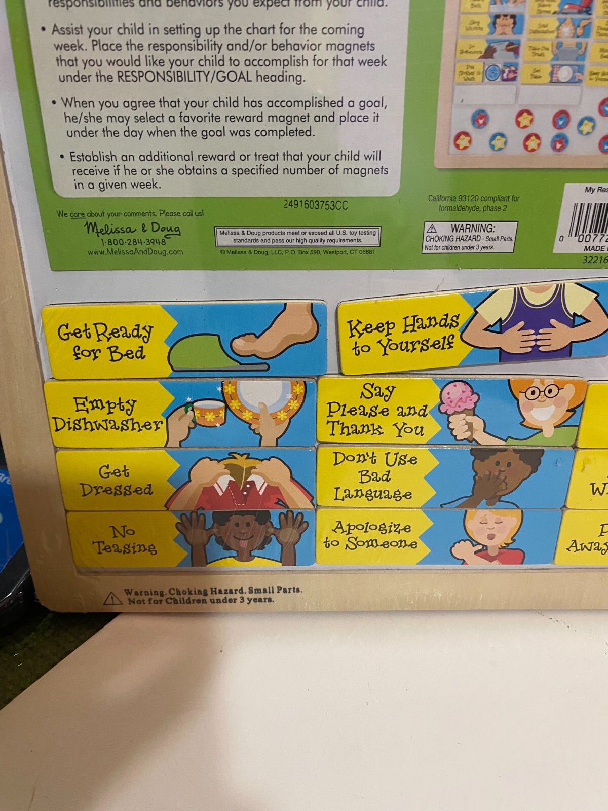 MELISSA & DOUG MY RESPONSIBILITY CHART WEEKLY GOALS & RESPONSIBILITY FOR KIDS