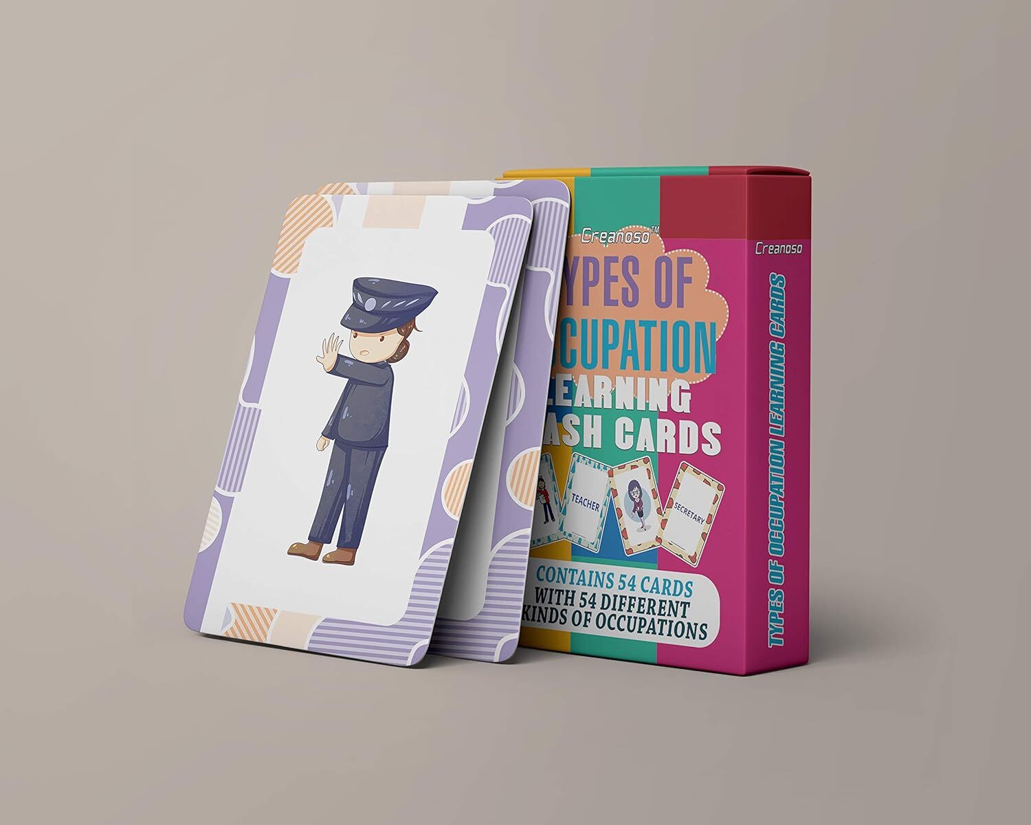 Types of Occupations Learning Cards (4-Deck)