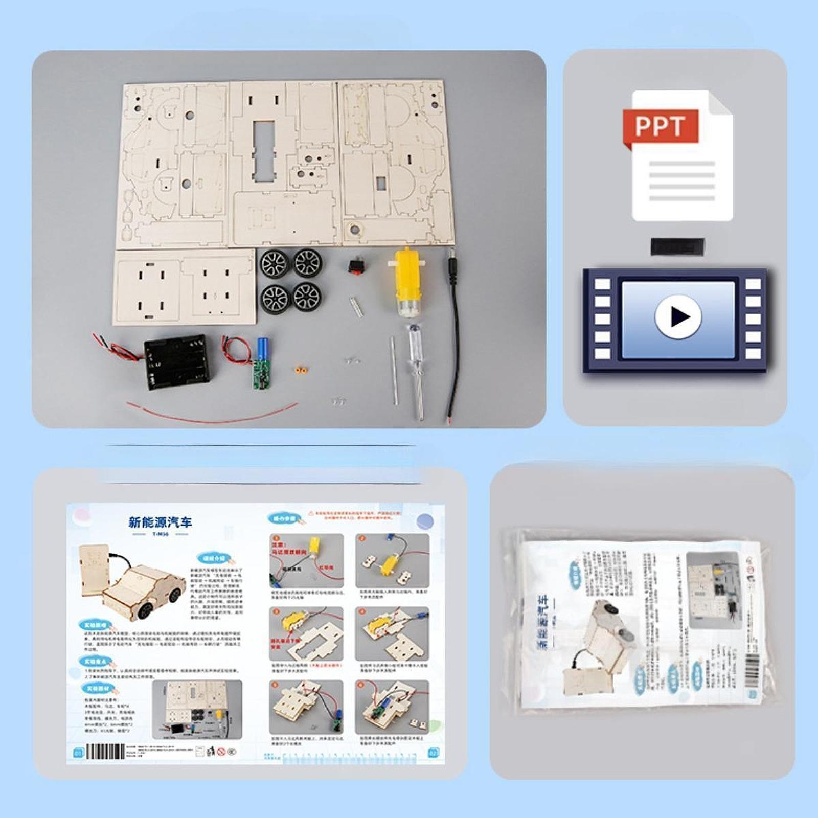 DIY Science Experiment Kit Educational Toy Developmental Toy Boys Girls Unique