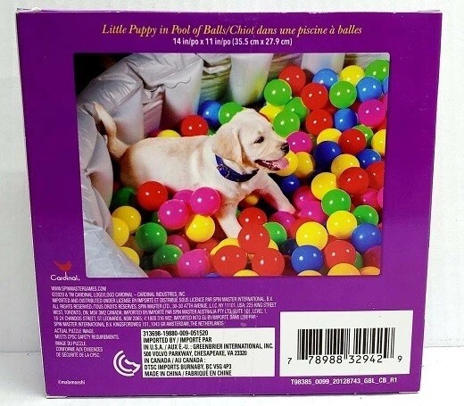 500pc PUZZLE JIGSAW 3 DESIGNS GARDEN WITH BRIDGE LITTLE PUPPY W BALLS SUCCULENTS