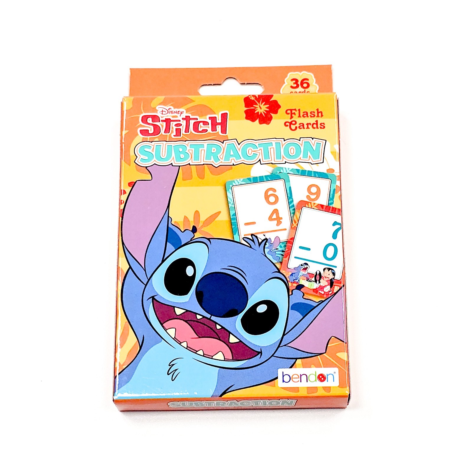 Disney Lilo and Stitch Subtraction Flash Cards 36 Count Childrens NEW Bendon