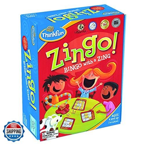 ThinkFun Zingo Bingo Award Winning Preschool Game for Pre-Readers and Early R
