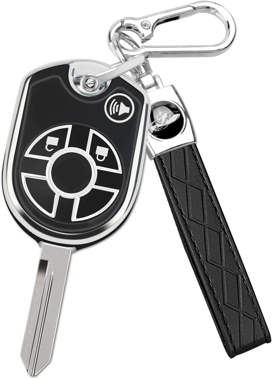 MILD EAST for Ford Key Fob Cover with Key Chain, Soft TPU Car Key Protector C…