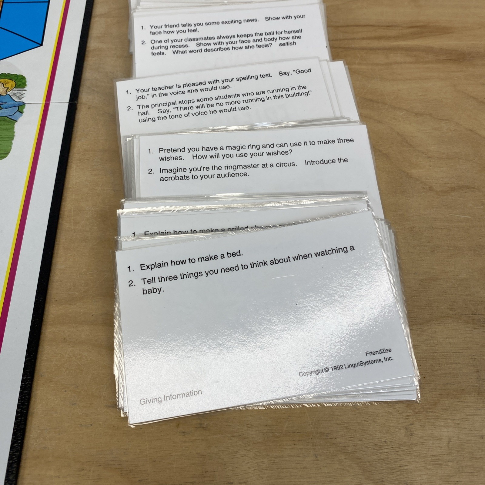 Linguisysyems Friendzee Social Skills Educational Game for elementary students