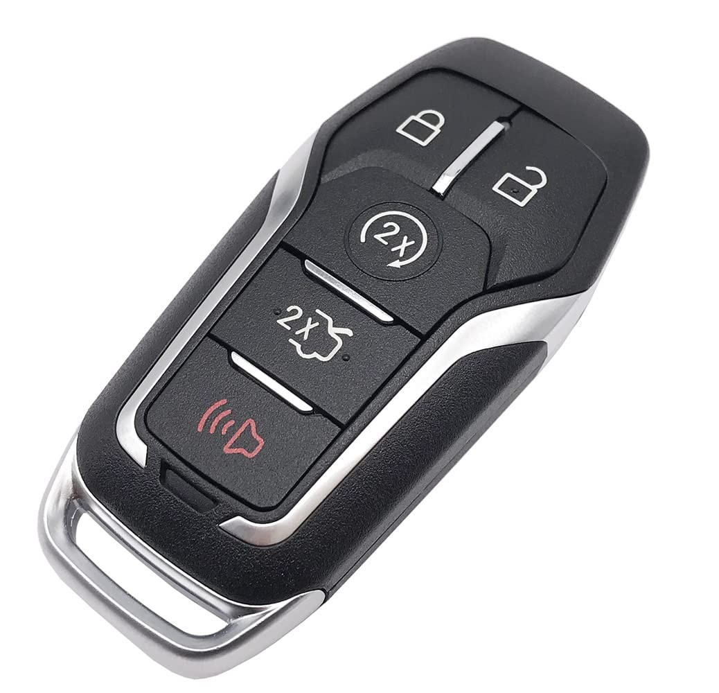 Horande Replacement Key Fob Shell fit for Ford Fusion Explorer s, Black