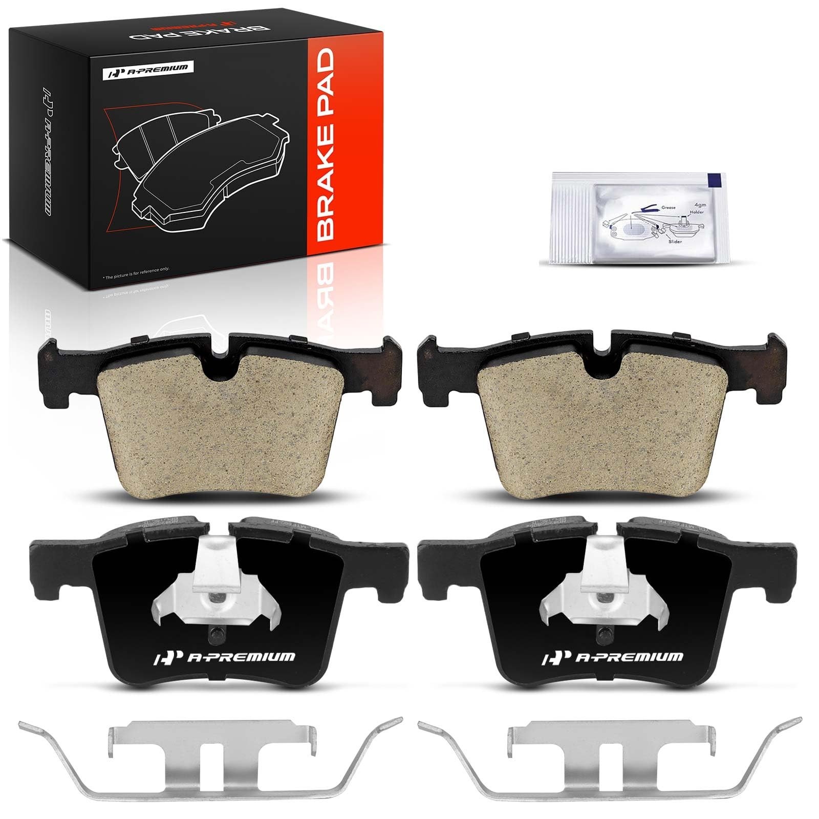 A-Premium Front Ceramic Brake Pads Set Compatible with BMW 320I, 328D xDrive,…