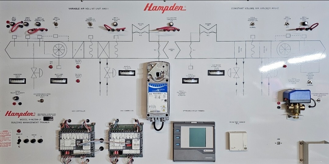 Hampden H-MZBM-J1 Multi Zone Building Energy Management Trainer Educational Unit