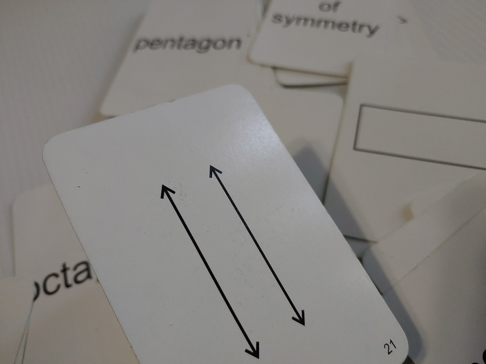 hands on Learning Geometric Concentration Cards grade 3-6 for at risk students