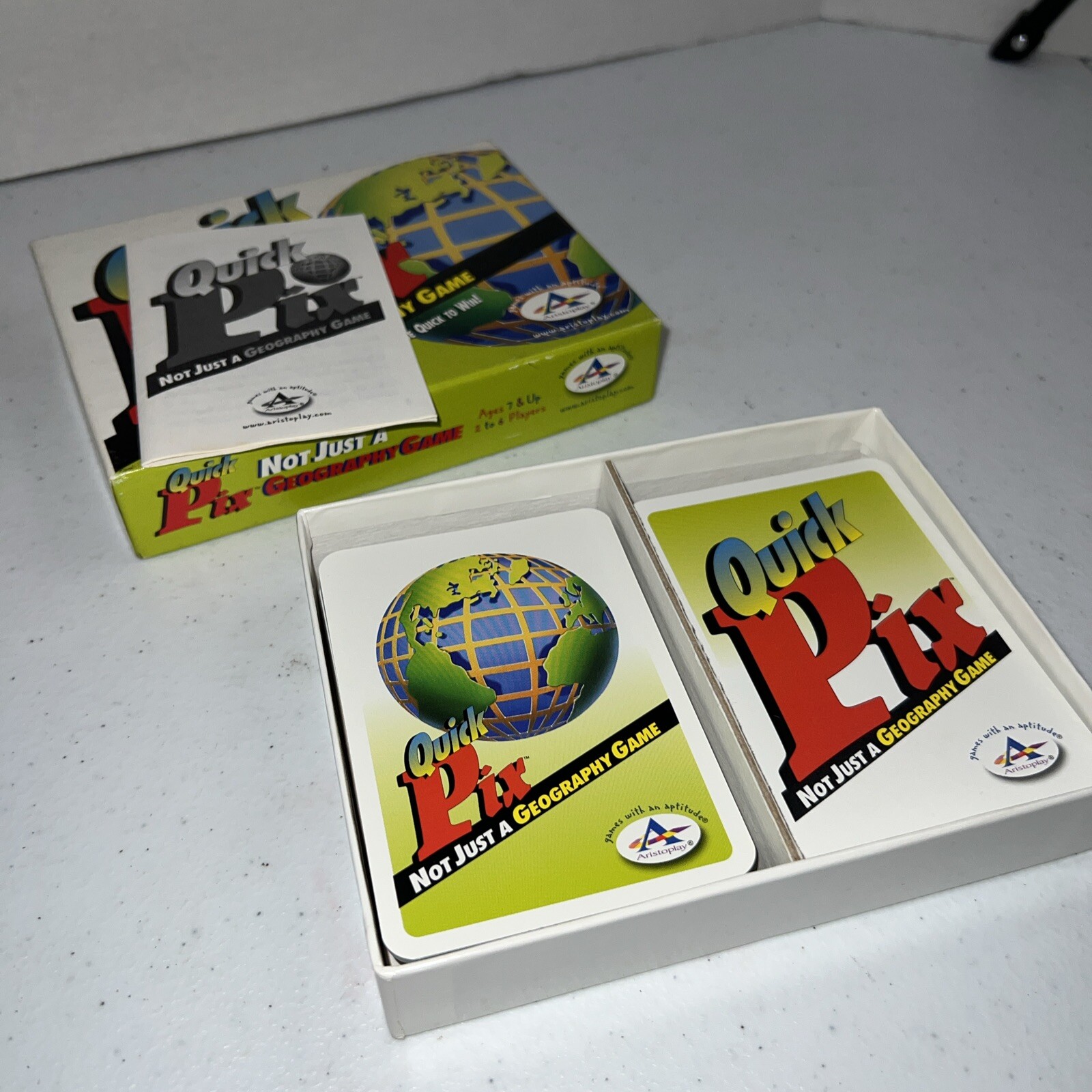 Quick Pix Geography Educational Game Homeschool Travel Learning By Aristoplay