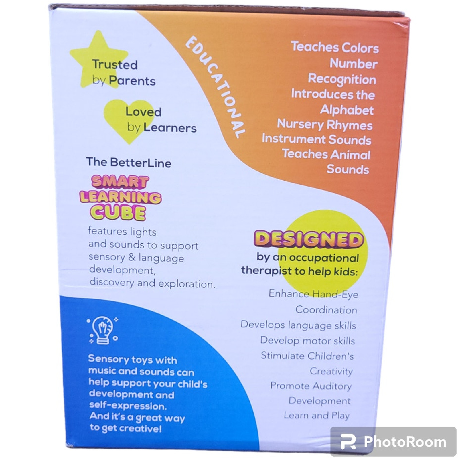 BetterLine Learning Cube Educational Musical Activity Center Block Toy Kids NIB