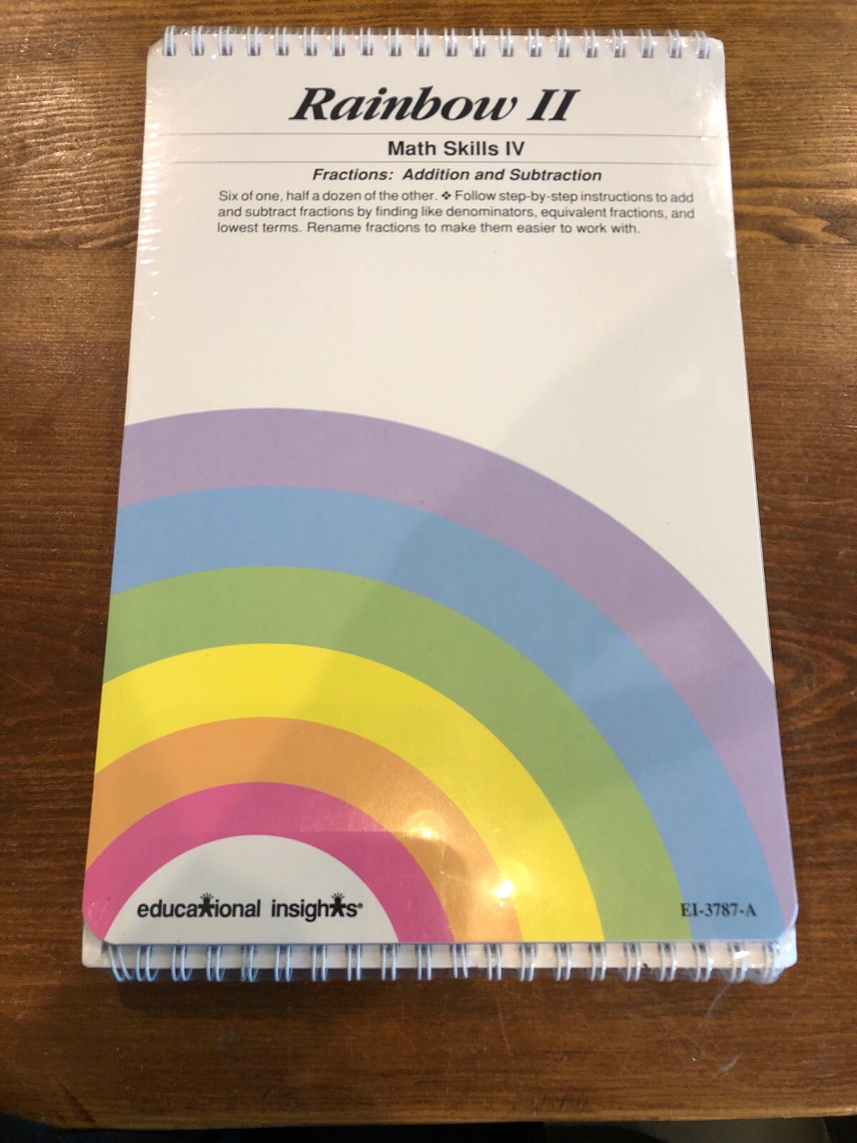 Educational Insights Rainbow II – Math Skills IV. – 4 Books New In Package