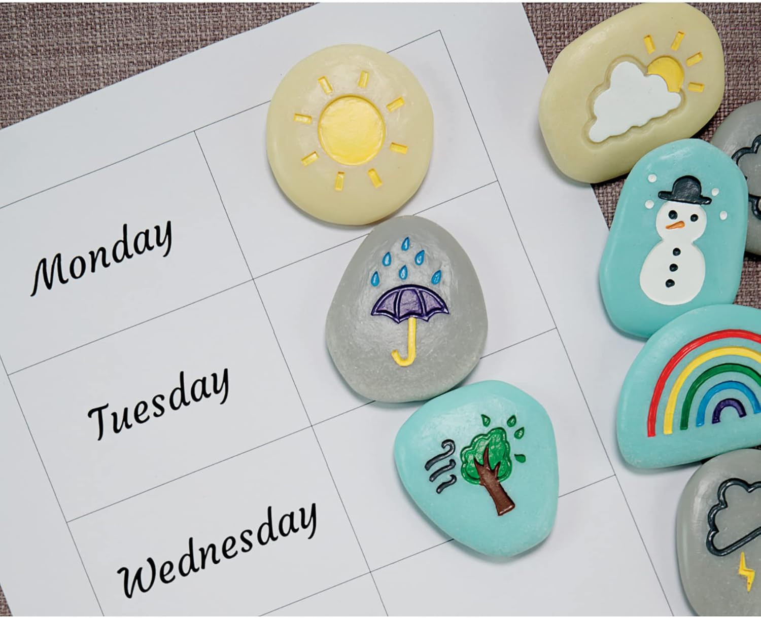 Weather Stones, Set of 10