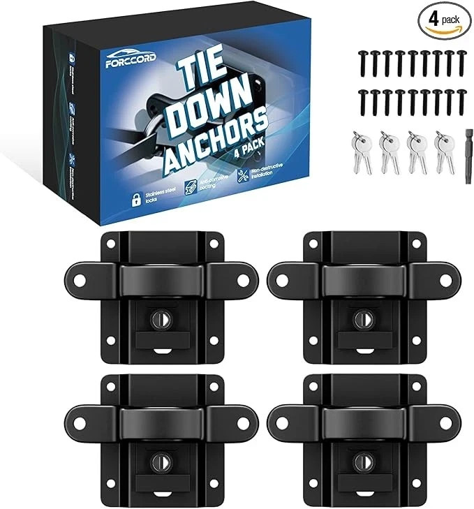 Tie Down Anchors Fit for Ford F150 F250 F350 & Raptor 2026 2025-2015 (Include