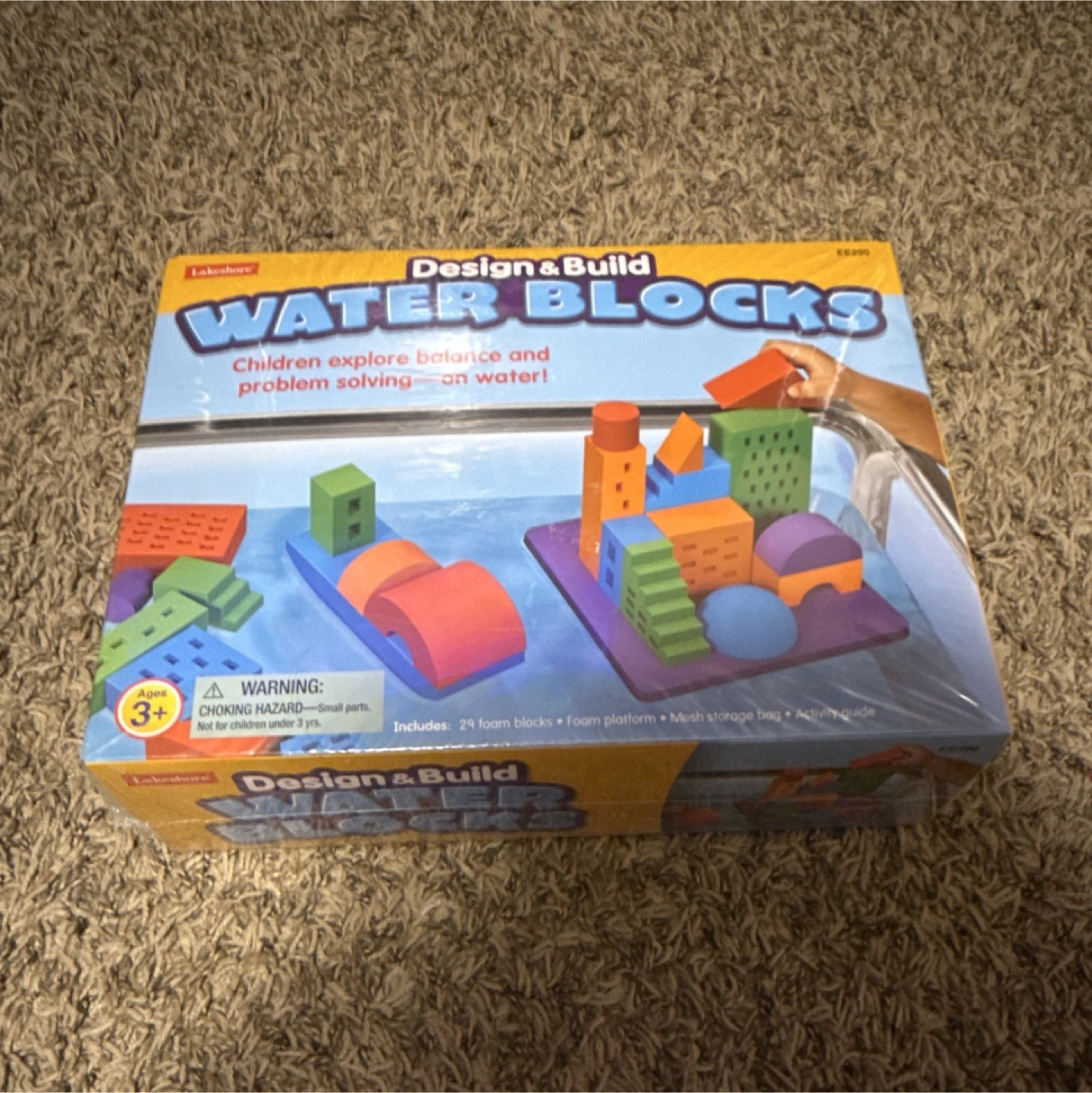 Lakeshore Design & Build Water Blocks 21 Pieces Ages 3+ Problem Solving Toy