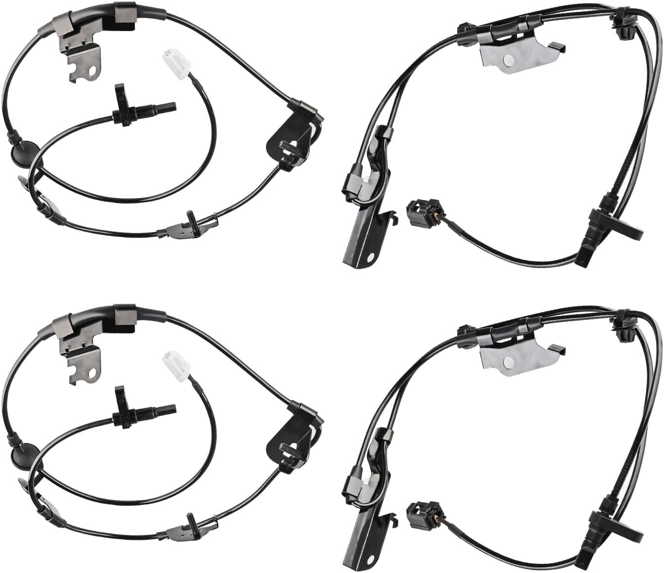4 Pcs ABS Wheel Speed Sensors Compatible with Toyota RAV4 2006 2007 2008 2009