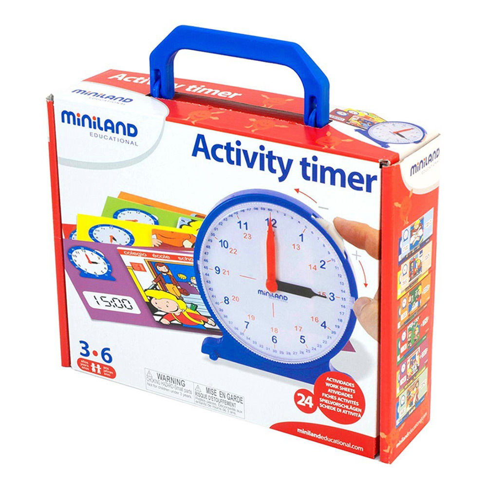 Miniland activity timer educational ( a small hole at the back of packing)