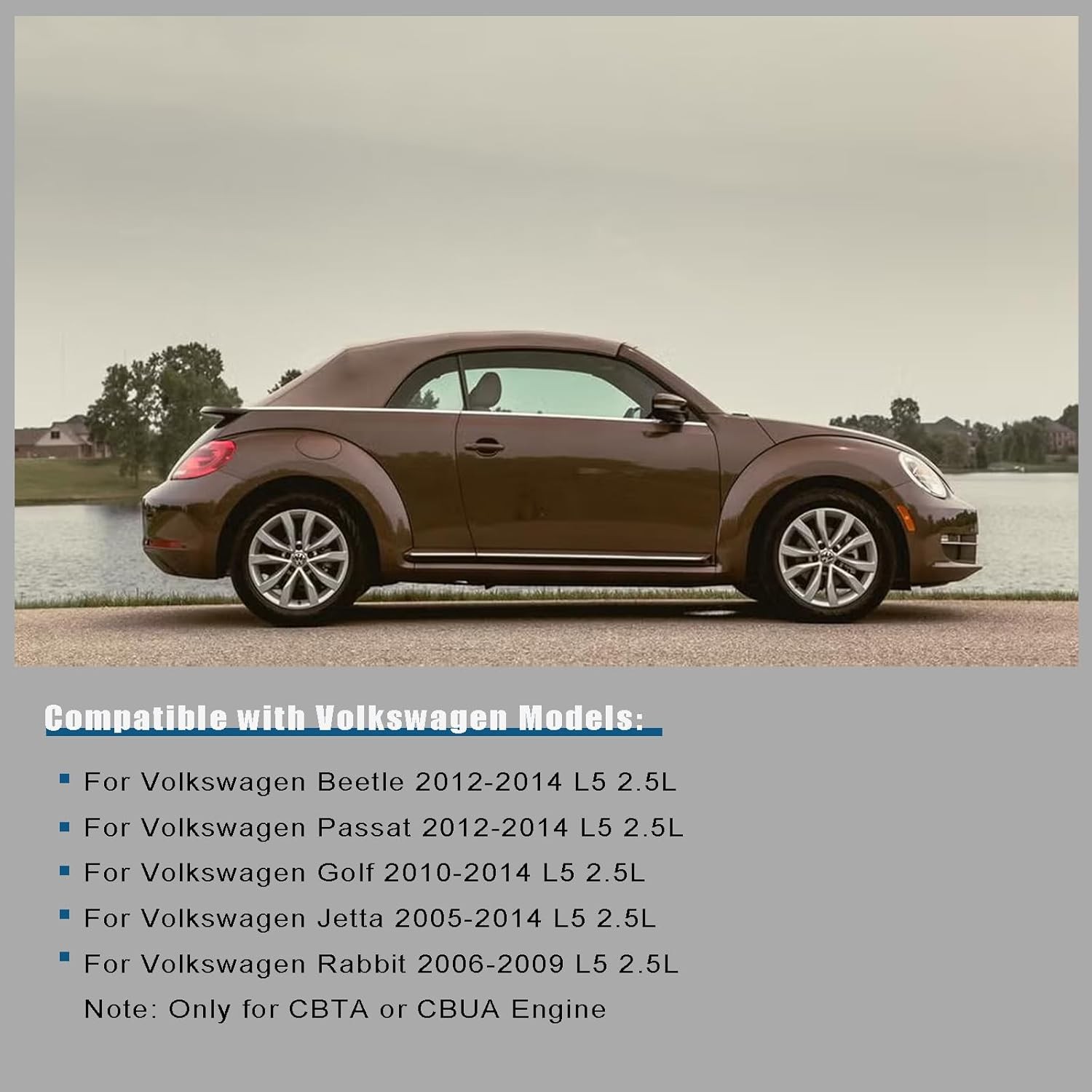 2.5L Oxygen O2 Sensor Upstream & Downstream, Compatible with VW Beetle Passat