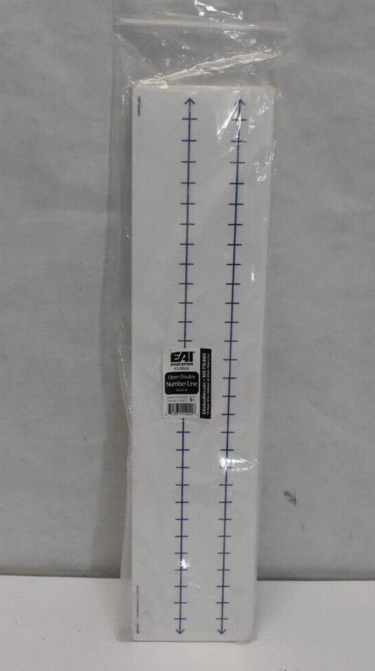 EAI Education Open Double Number Line Set Of 10