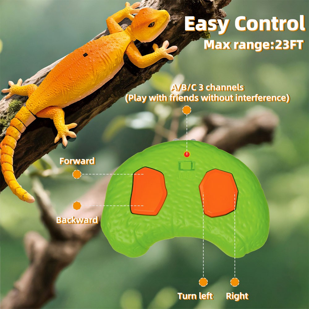 Wallcrawler Gecko Rechargeable Remote Control Robot Wall Crawler 2025 Xmas AE