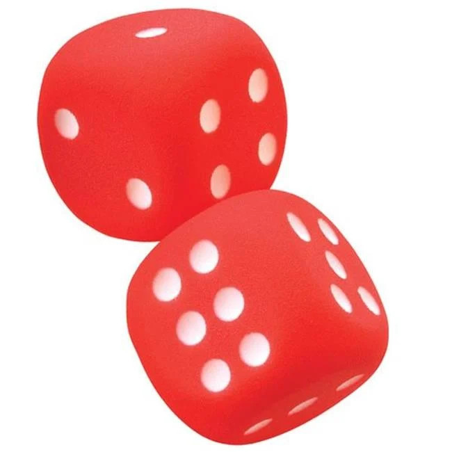 Voit VTDICEXX Tuff Coated Foam Dice – Red