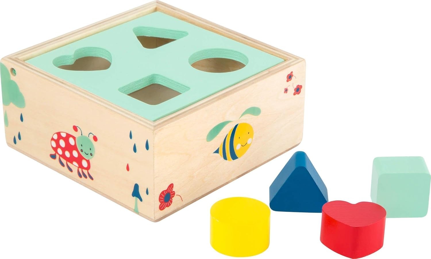 small foot 10944 “Move it!” plug-in cube made of FSC-certified wood, play of for