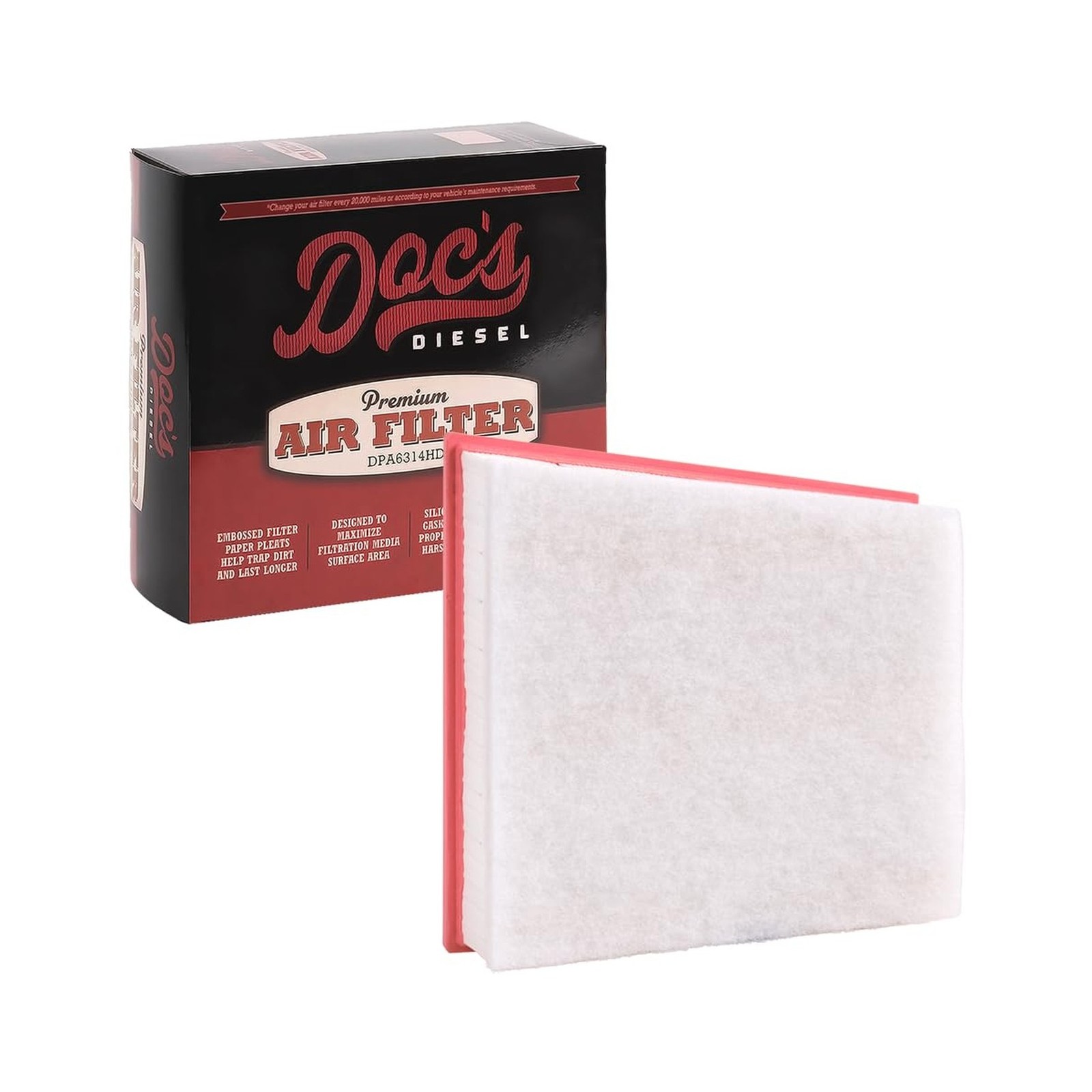DOC’S DIESEL 6.6L Duramax Air Filter 2017-2019 | Replaces A3231C | 3 Pack | O…