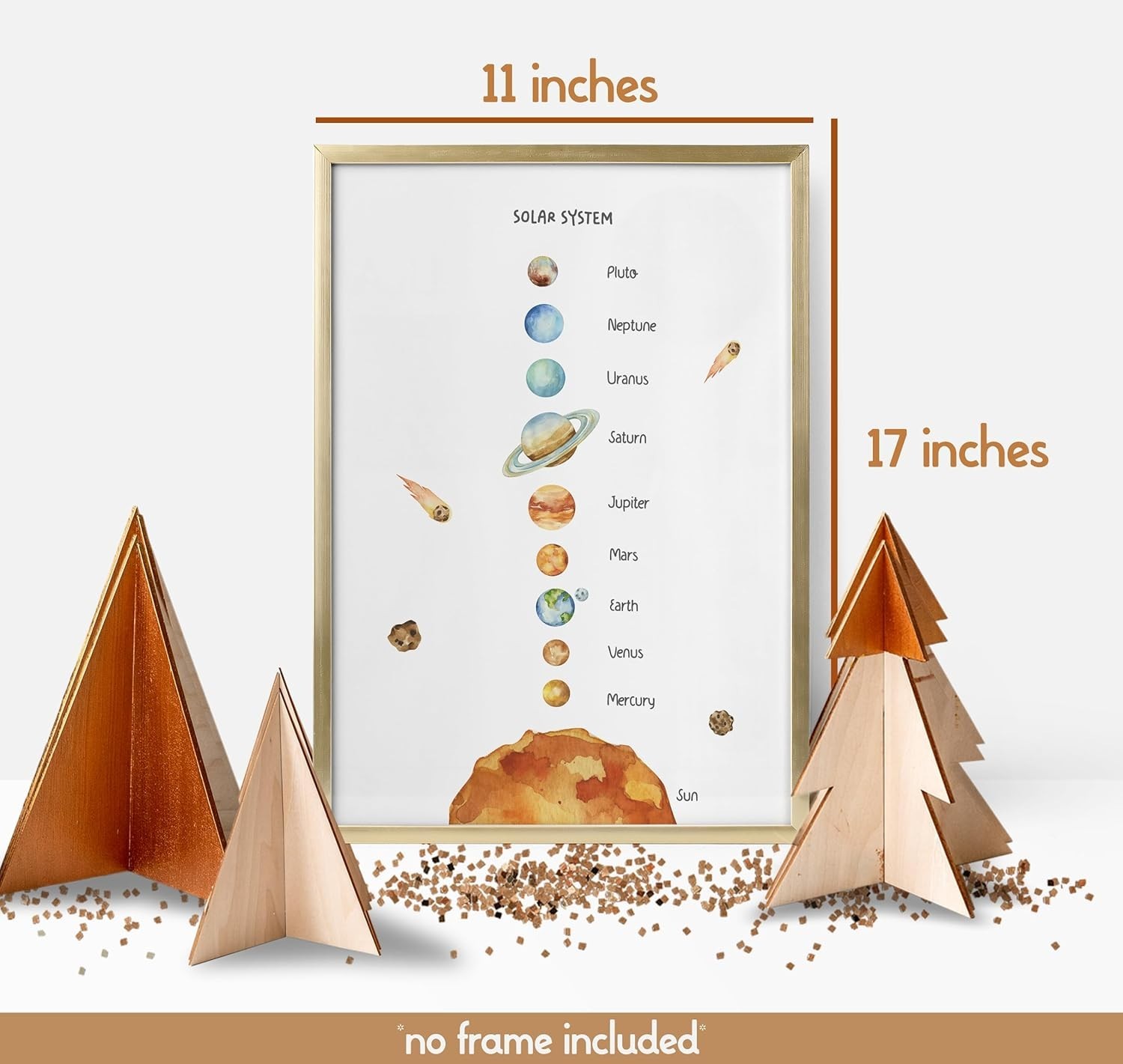 Colorful Set of 12 Toddler Learning Posters 11×17” – Inspire Curiosity & Growth