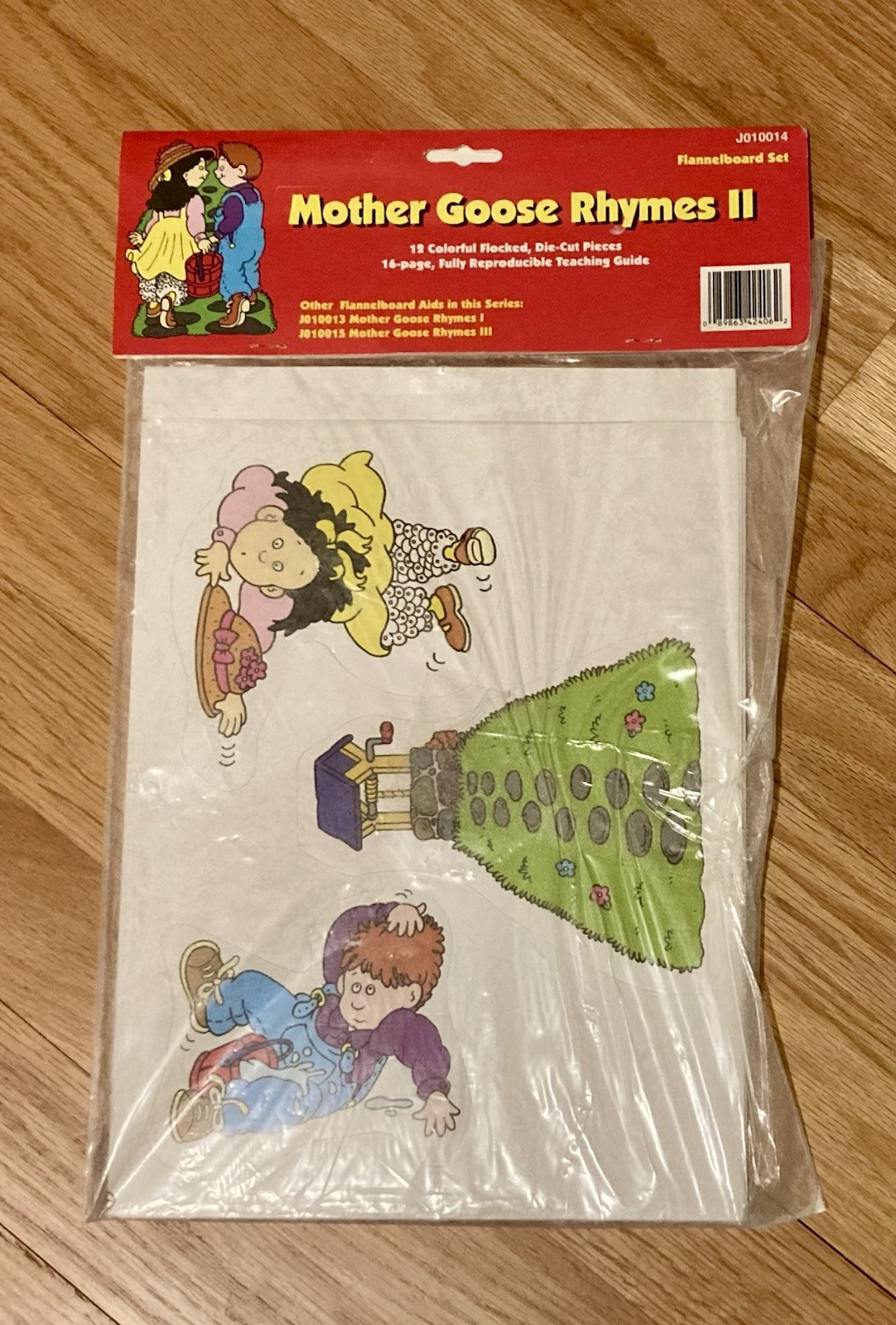 Judy Instructo Mother Goose Rhymes I II III Flannel Board Set FACTORY SEALED LOT