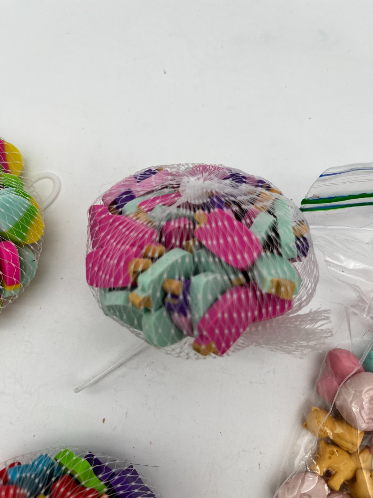 467 Pc Mini 3D Animal Puzzle Erasers Bulk Lot Kids Party Favors Classroom Reward