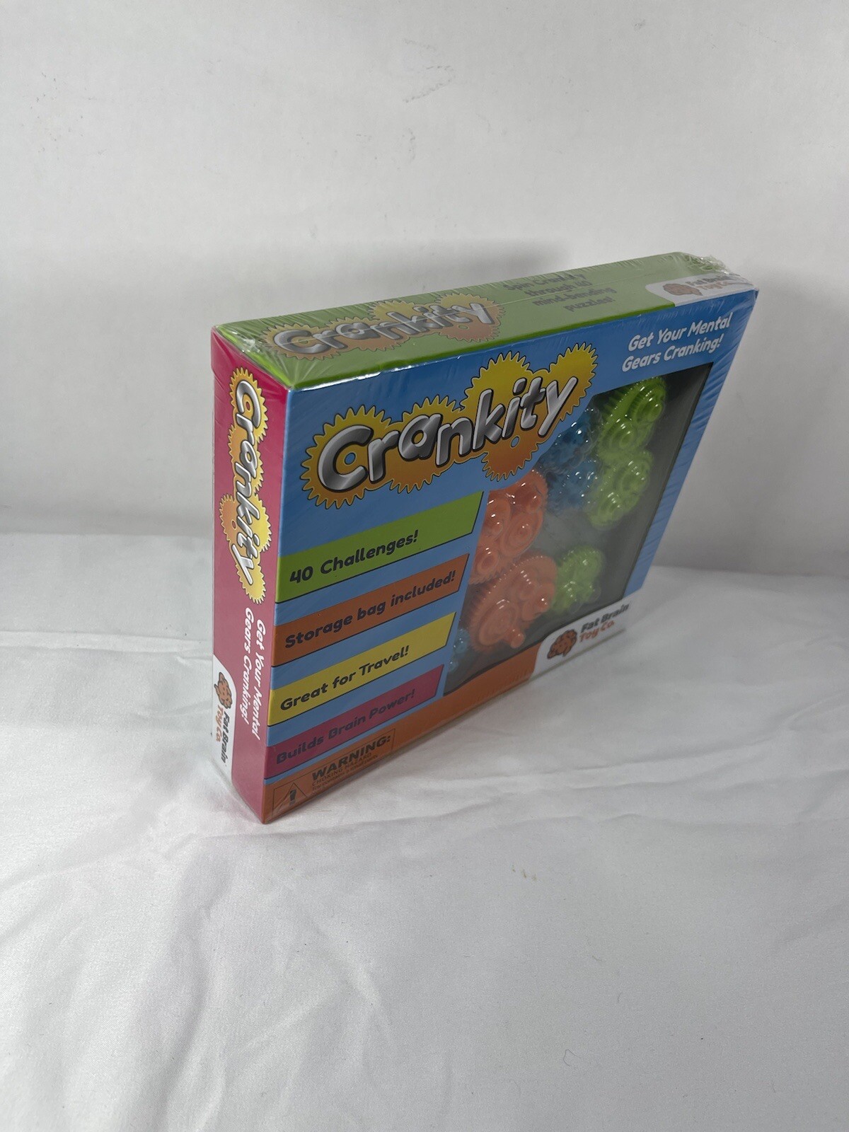 Fat Brain Toys Crankity Brainteaser Puzzles 40 Challenges Travel Games Ages 6 +