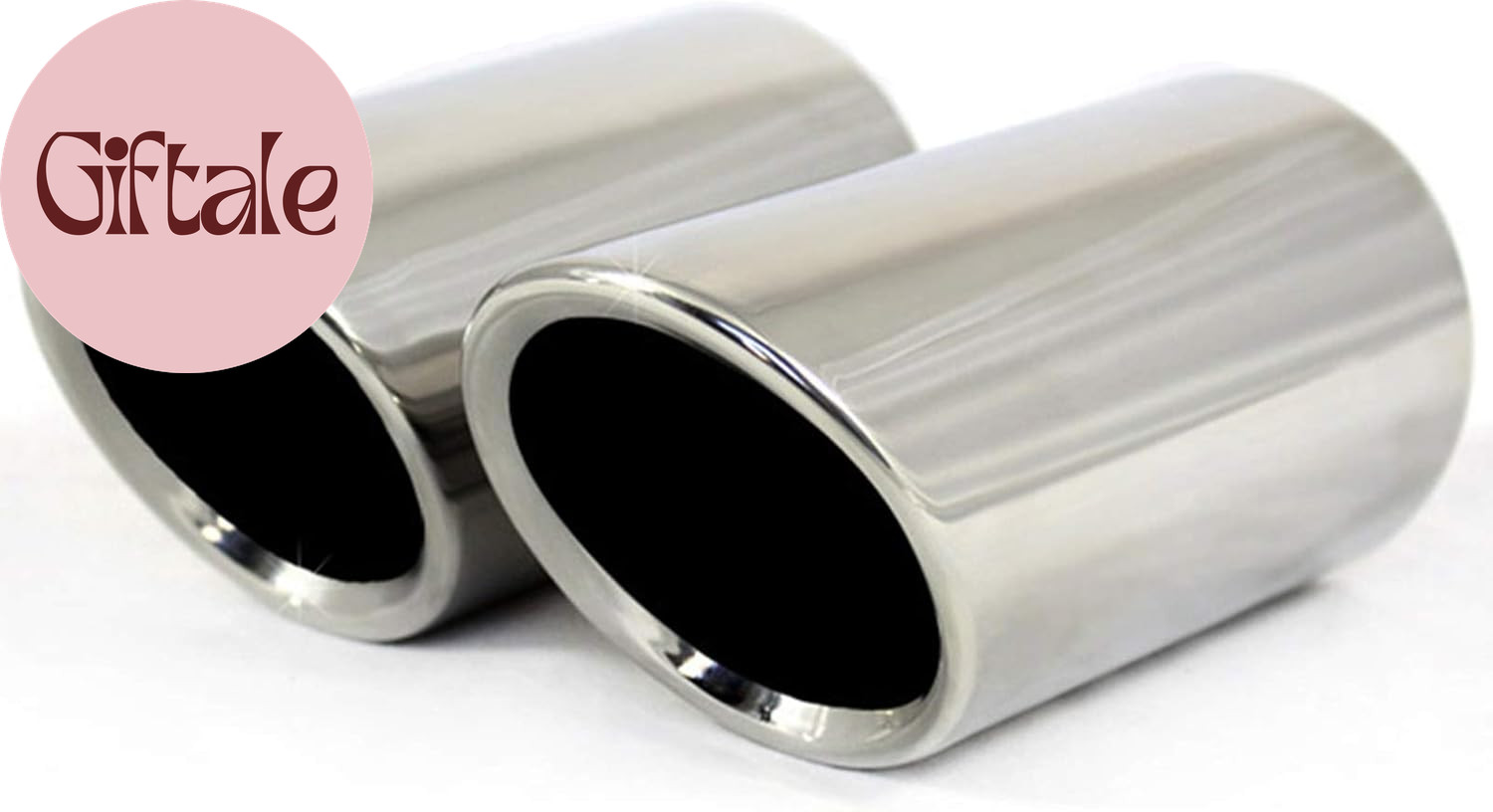 Exhaust Tips Pair Compatible with VW Volkswagen JETTA 2009-2018/ SAGITAR 2011-20