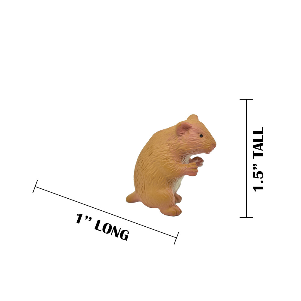 Hamster, Plastic Replica 1 1/2 inches tall – F1677 B63