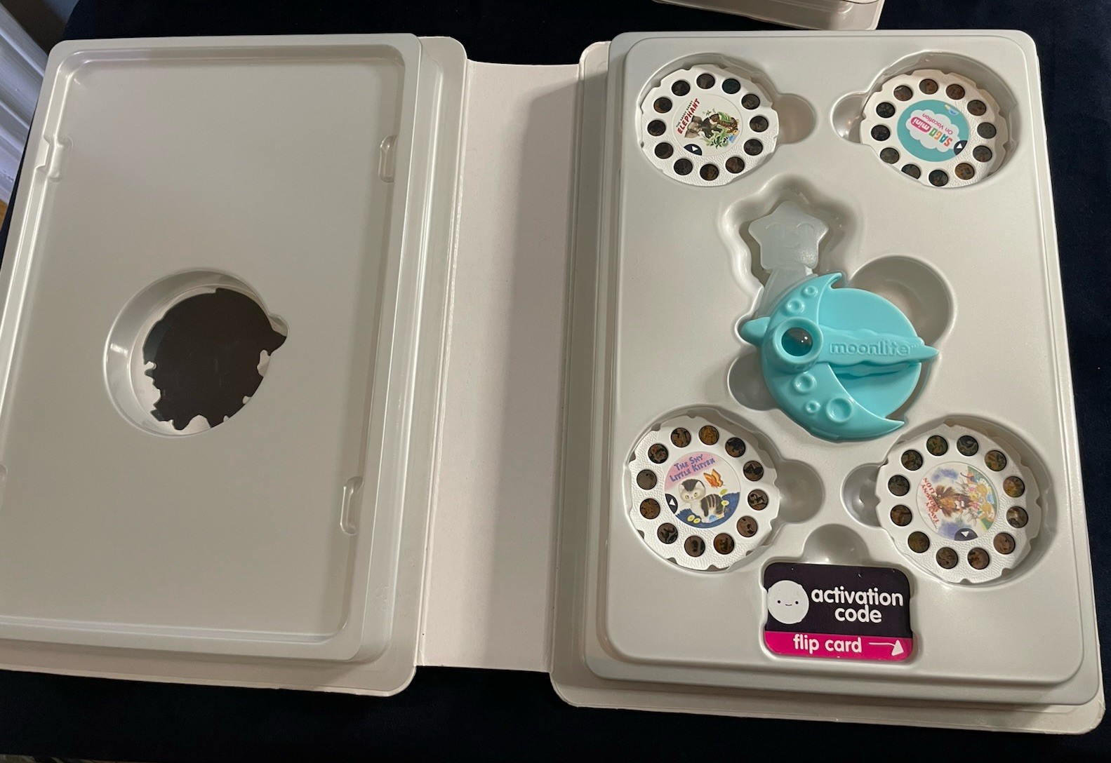 Moonlite Golden Book Projector Gift Pack Lot w Extra Story Reels (3)